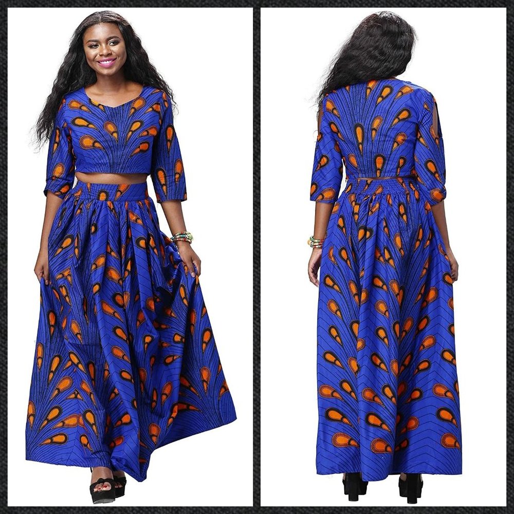 Women African Print Dress